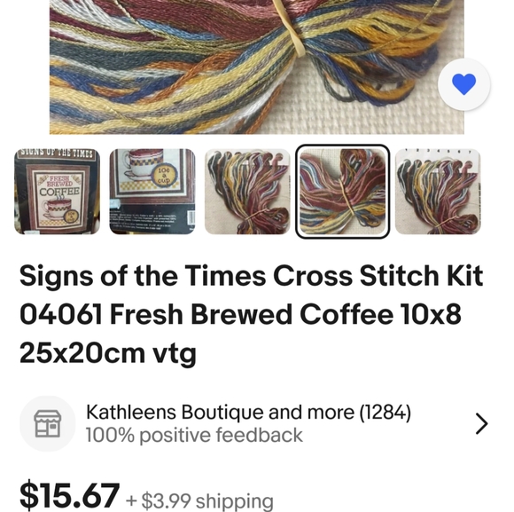 Vintage RareJCA TOWNSEND MASSACHUSETTS Signs of the Times Design crossstitch kit - Picture 3 of 3